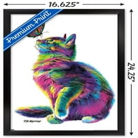 Moreno-macska és pillangó fali poszter, 14.725 22.375