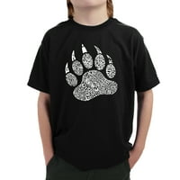 Pop Art fiú szó Art póló-A Medvék típusai