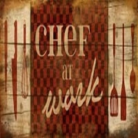 Chef at Work Poszter Nyomtatás: Jace Grey JGPL101A