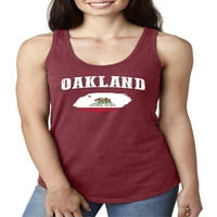 Normál unalmas-Női Racerback Tank Top, akár női méret 2XL-Oakland