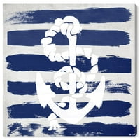 A Wynwood Studio tengeri és tengerparti fali művészet vászon nyomatok, amelyek az óceán haditengerészetéhez lehorgonyzottak