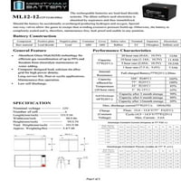 12V 12AH SLA akkumulátor csere az iZip MTNAL24V-Pack számára