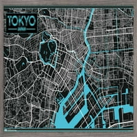 Tokió-Térkép Fali Poszter, 22.375 34