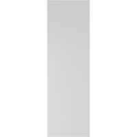 Ekena Millwork 15 W 80 H True Fit PVC Két egyenlő sík paneles redőny, mazsolarna