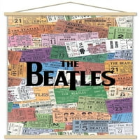 A Beatles-jegyek fali poszter mágneses kerettel, 22.375 34