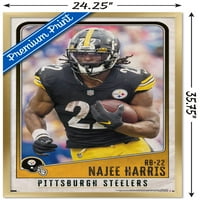 Pittsburgh Steelers-Najee Harris Fali Poszter, 22.375 34 Keretes