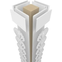 Ekena Millwork 12 W 9'H kézműves klasszikus négyzet alakú nem társított bondi Fretwork oszlop W Standard Capital &