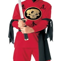 Piros Ninja Fiúk Gyermek Jelmez