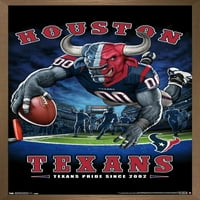 Houston Texans-End Zone Fali Poszter, 22.375 34