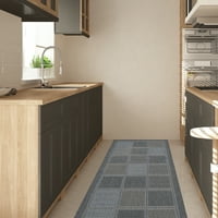 Ottomanson Jardin dobozok Design Non -Leding beltéri kültéri futó szőnyeg, 2'7 6'11
