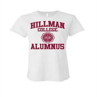 Hillman ALUMNUS-HBCU fekete alumni retro tv-női pamut póló