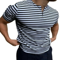 Niuer férfi felsők Pulóver pólók V nyakú blúz divat póló Rövid ujjú póló DT03-XL