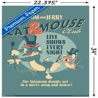 Tom És Jerry-Macska És Egér Klub Fali Poszter, 22.375 34