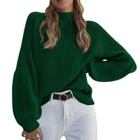 Pimfylm Pulóver Pulóverek Női hosszú pulóver pulóverek vágott Zöld XL