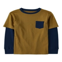 The Children ' s Place Boys T-Shirt Termál akasztós Hosszú ujjú, méretek XS-XXL