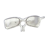 Ezüst 24 3D napszemüveg Medál nyaklánc