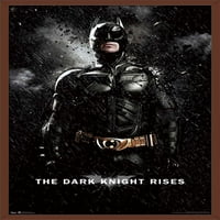 Képregény Film - A Sötét Lovag Felemelkedik-Batman Eső Fal Poszter, 22.375 34