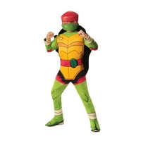 A tizenéves mutáns ninja teknősök deluxe raphael gyermek jelmezének halloween emelkedése