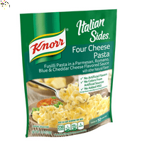 Csomag Knorr tészta oldalán tál Négy sajt, szakácsok perc, 4. Oz