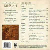 Handel Messiása-kiemelések