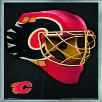 Calgary Flames-Maszk Fali Poszter, 22.375 34