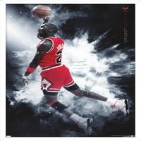 Michael Jordan-Tört Fal Poszter, 14.725 22.375 Keretes