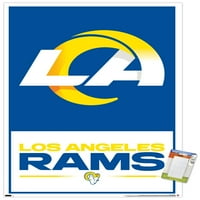 Los Angeles Rams-Logó Fali Poszter, 14.725 22.375