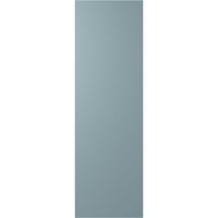 Ekena Millwork 15 W 25 H True Fit PVC átlós slat modern stílusú rögzített redőnyök, békés kék